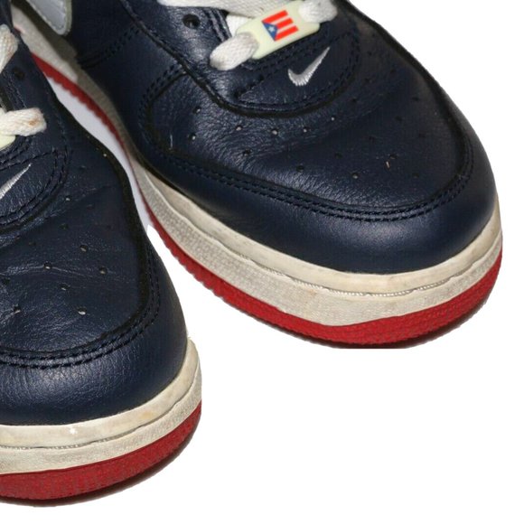 NIKE AIR FORCE 1 PUERTO RICO SHOES - YOUTH SIZE 6Y - Picture 13 of 16